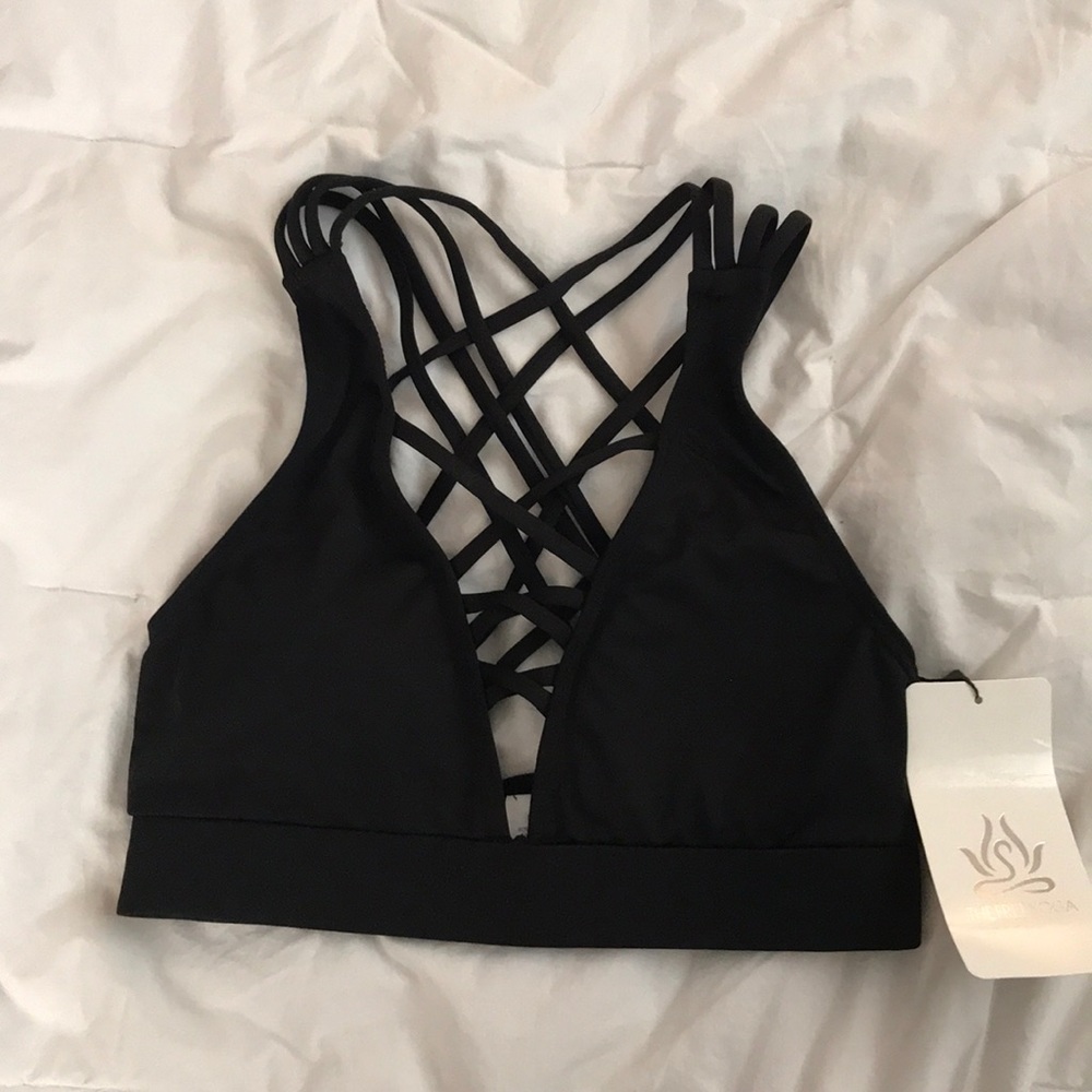Black Yoga sports bra Small